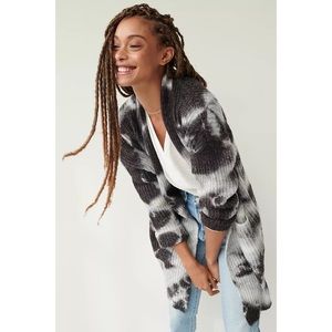 Anthropologie Avalon Tie-Dye Long Cardigan